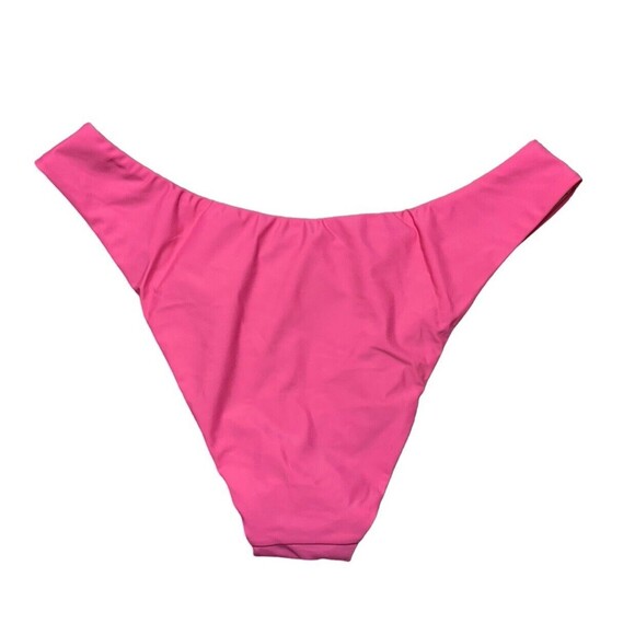 New! J.Crew Bikini Bottom Women’s Med Curved Waist Cheeky Tropical Pink BC125 - Picture 7 of 7
